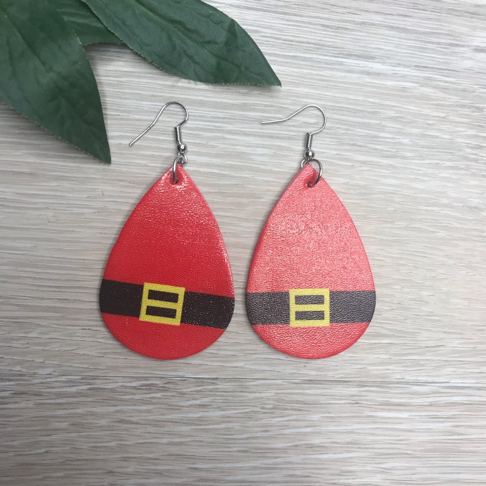 Santa Christmas Earrings